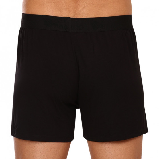 Boxershorts för herrar Gino bamboo svart (75195)