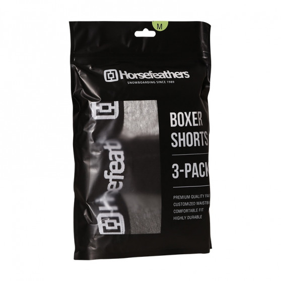 3PACK boxershorts för herrar Horsefeathers Dynasty lång (AM195D)