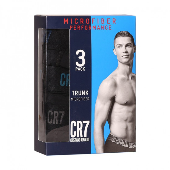 3PACK Boxershorts för herrar CR7 svart (8199-49-201)