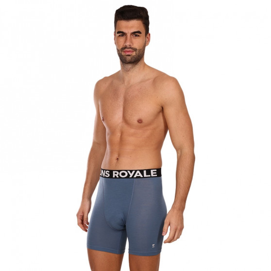 Boxershorts för herrar Mons Royale merino blå (100088-1169-376)