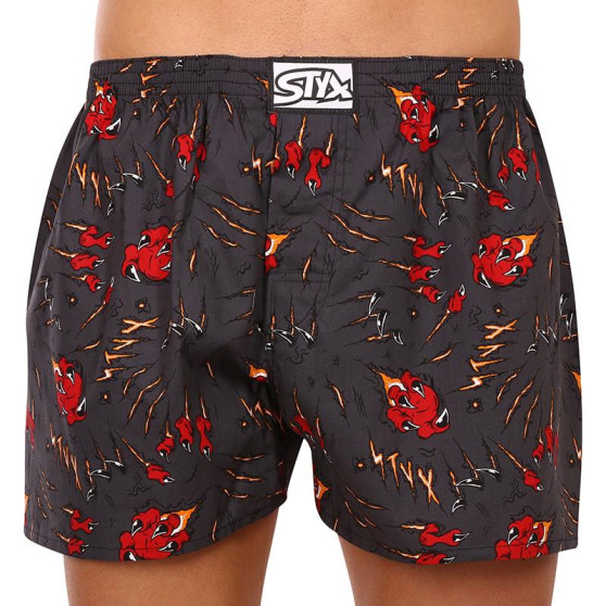 Boxershorts för herrar Styx konst klassiska gummiklor (A1552)