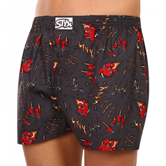 Boxershorts för herrar Styx konst klassiska gummiklor (A1552)