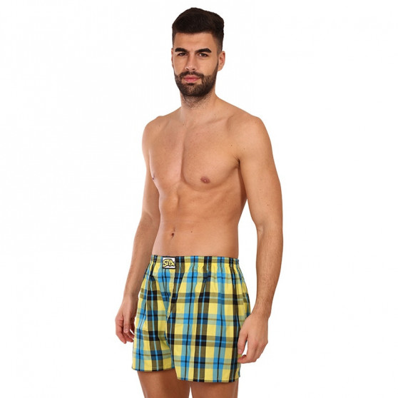 Boxershorts för herrar Styx klassisk elastisk flerfärgad (A933)