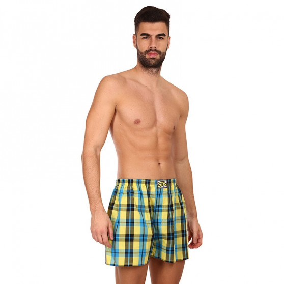 Boxershorts för herrar Styx klassisk elastisk flerfärgad (A933)