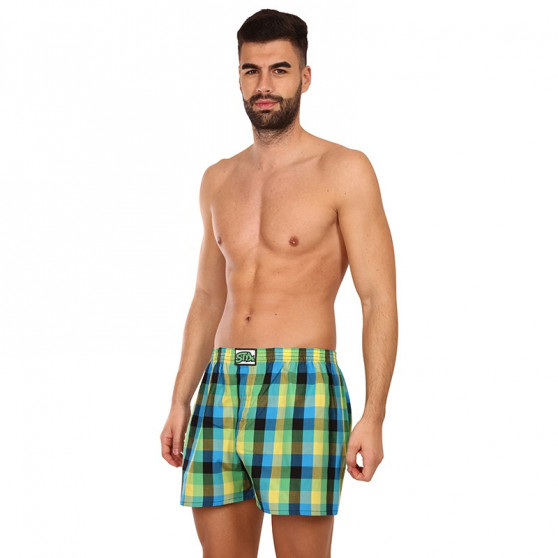 Boxershorts för herrar Styx klassisk elastisk flerfärgad (A936)