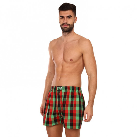 Boxershorts för herrar Styx klassisk elastisk flerfärgad (A938)