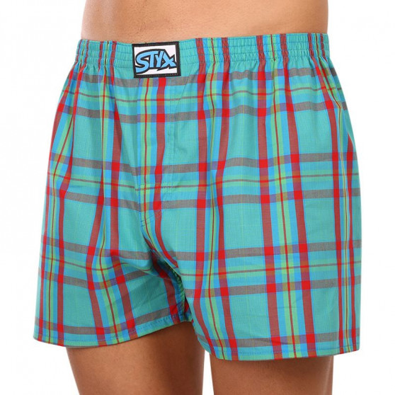 Boxershorts för herrar Styx klassisk elastisk flerfärgad (A939)