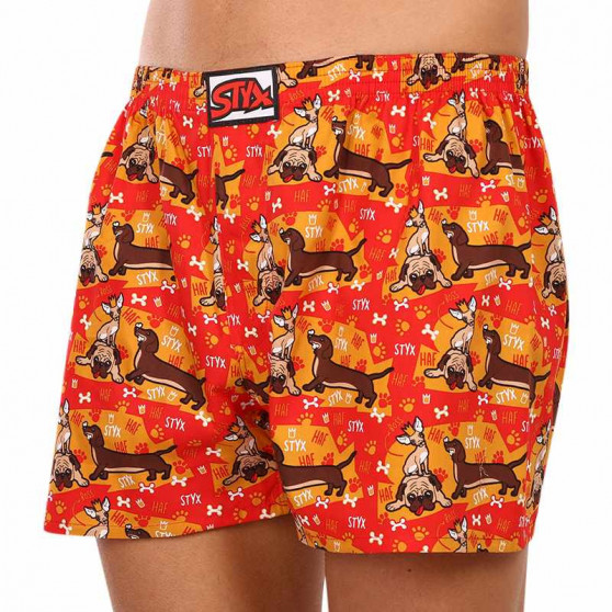 Boxershorts för herrar Styx konst klassiska gummihundar (A1554)