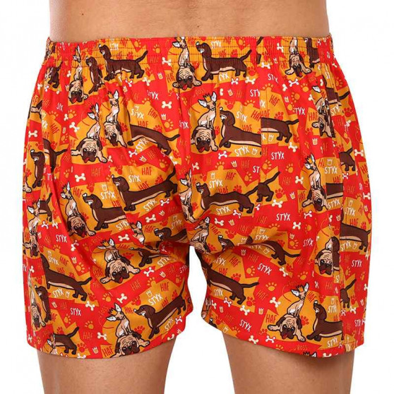 Boxershorts för herrar Styx konst klassiska gummihundar (A1554)