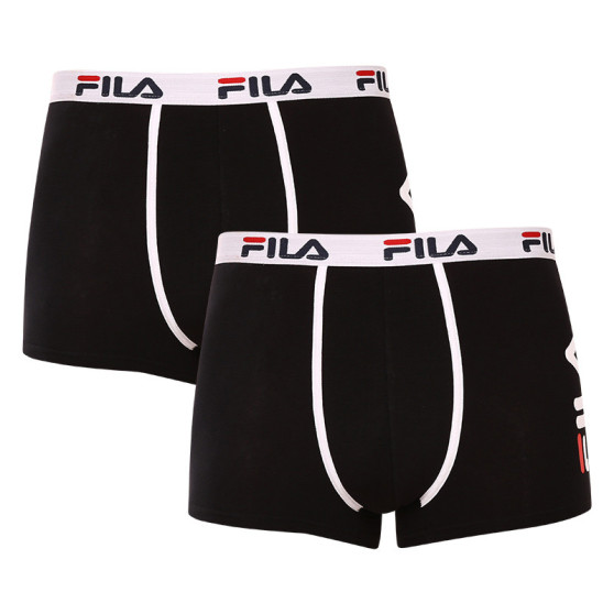 2PACK Boxershorts för herrar Fila svart (FU5040/2-200)