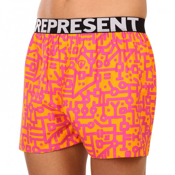 Shorts för män Represent exklusiv Mike elektrokarta (R2M-BOX-0731)