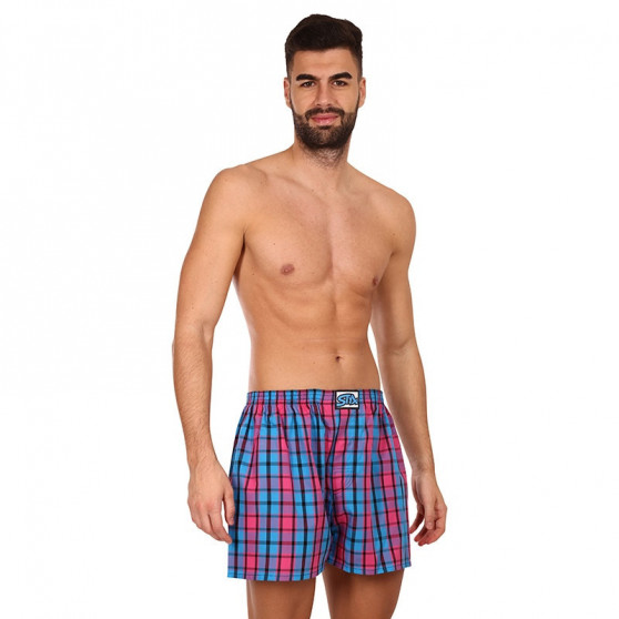 Boxershorts för herrar Styx klassiskt gummi överdimensionerat flerfärgad (E934)