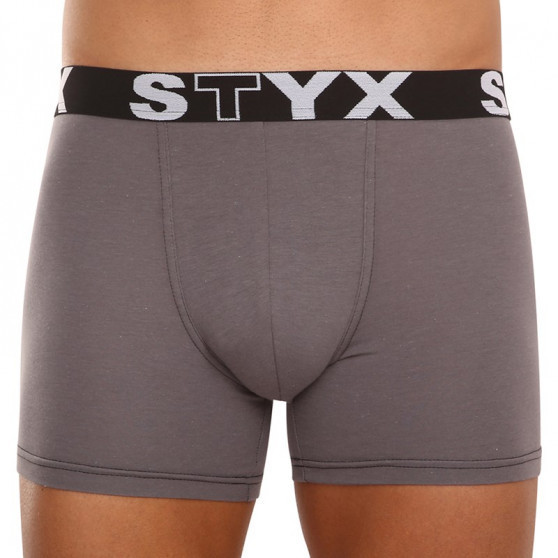 3PACK boxershorts för män Styx lång sport elastisk flerfärgad (U9696863)