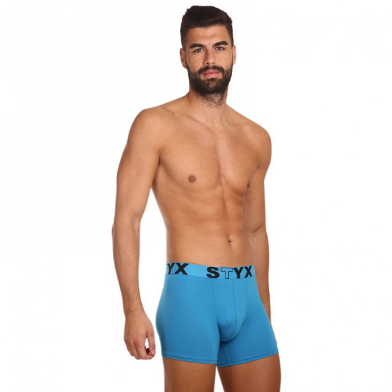 3PACK boxershorts för män Styx lång sport elastisk flerfärgad (U9696863)