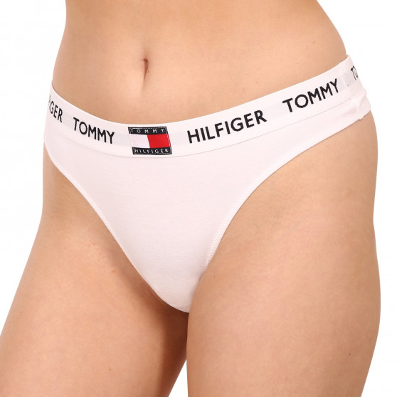 Stringtrosor för damer Tommy Hilfiger vit (UW0UW02198 YCD)