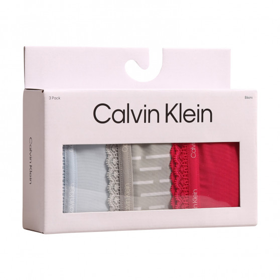 3PACK damtrosor Calvin Klein multicolour (QD3804E-6VW)