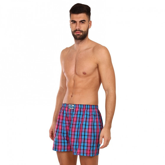 3PACK Boxershorts för herrar Styx klassiskt gummi överdimensionerat flerfärgad (E9343536)