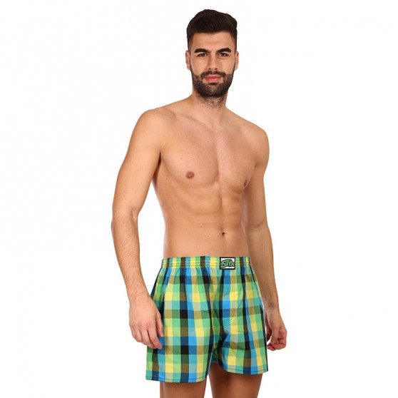 10PACK Boxershorts för herrar Styx klassisk elastisk flerfärgad (A931234567890)