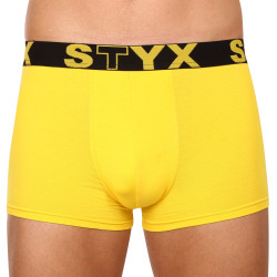 Boxershorts för män Styx sport elastisk gul (G1068)