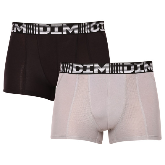 2PACK Boxershorts för herrar DIM multicolour (DI0001N1-9LU)