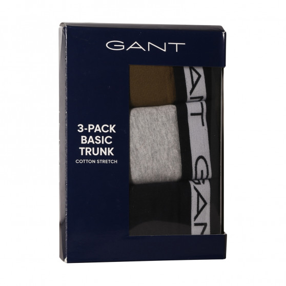 3PACK Boxershorts för herrar Gant multicolour (902033153-335)