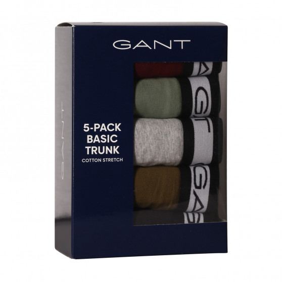 5PACK Boxershorts för herrar Gant multicolour (902035553-604)