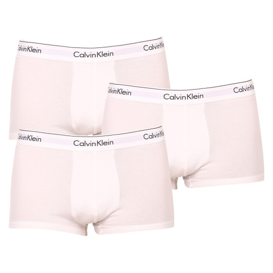 3PACK Boxershorts för herrar Calvin Klein vit (NB2380A-100)