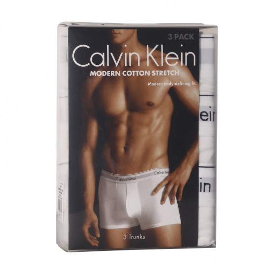 3PACK Boxershorts för herrar Calvin Klein vit (NB2380A-100)