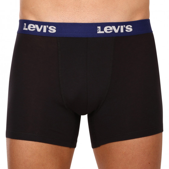 7PACK Boxershorts för herrar Levis svart (701222089 001)