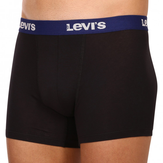 7PACK Boxershorts för herrar Levis svart (701222089 001)