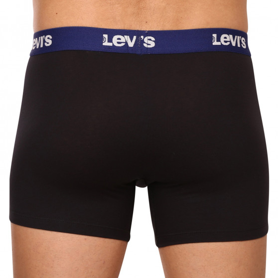 7PACK Boxershorts för herrar Levis svart (701222089 001)