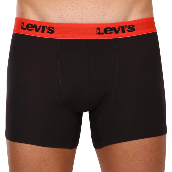 7PACK Boxershorts för herrar Levis svart (701222089 001)