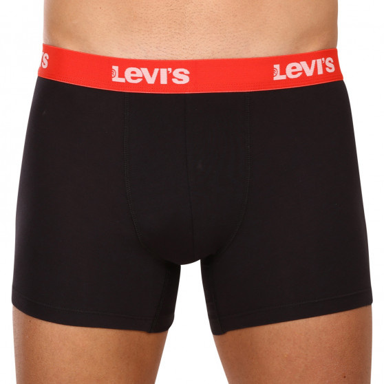 7PACK Boxershorts för herrar Levis svart (701222089 001)