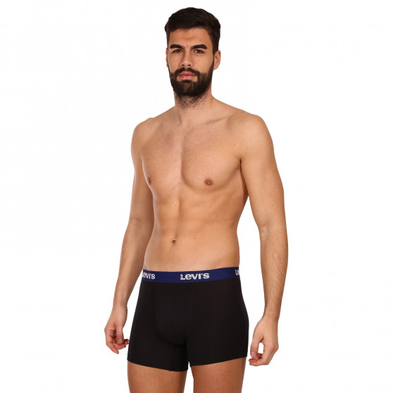 7PACK Boxershorts för herrar Levis svart (701222089 001)