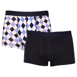 2PACK Boxershorts för herrar Molvy multicolour (MP-1069-BEU)