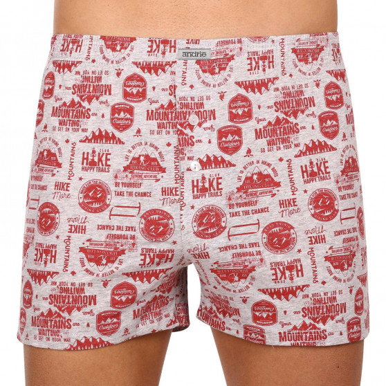 3PACKBoxershorts för herrar Andrie flerfärgad (PS 5676)