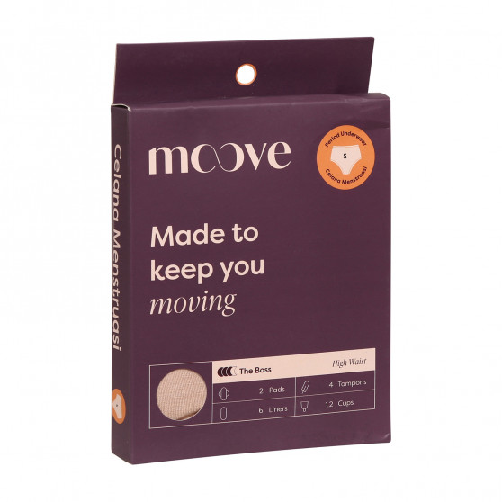 Menstruationstrosor för kvinnor Moove bambu beige (PHWHVY-ND)