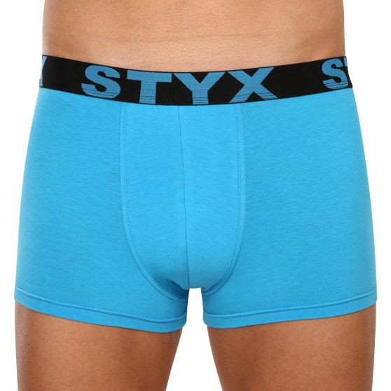 Boxershorts för män Styx sport elastisk ljusblå (G1169)