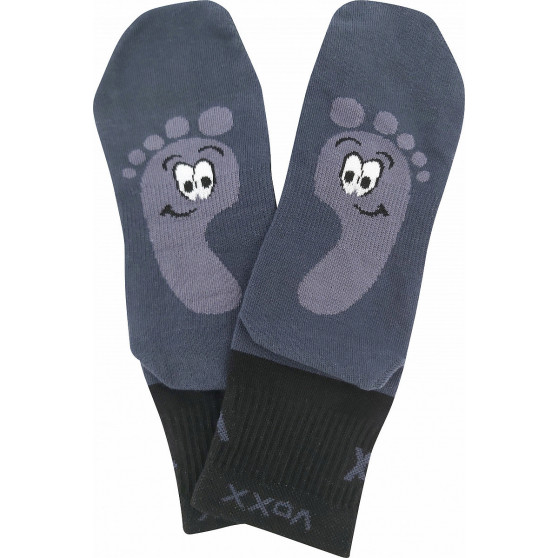 3PACK strumpor VoXX mörkgrå (Barefootan-darkgrey)