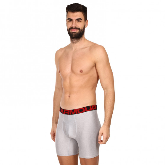 2PACK Boxershorts för herrar Under Armour grå (1363619 011)