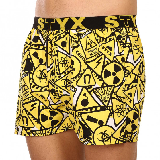 Boxershorts för herrar Styx konst sport gummi alert (B1350)