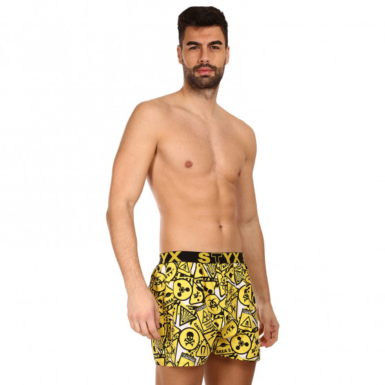 Boxershorts för herrar Styx konst sport gummi alert (B1350)