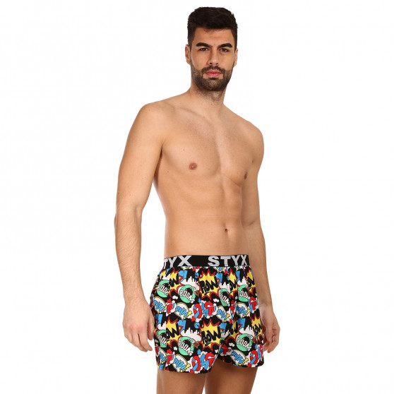 Boxershorts för herrar Styx konst sport gummi OMG (B1456)