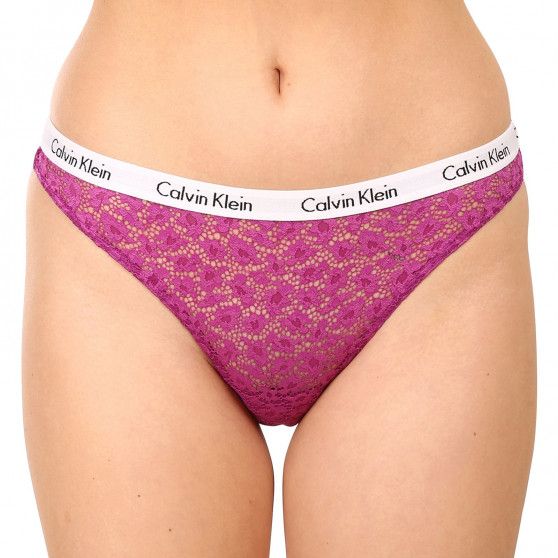 3PACK Brasilianska trosor för kvinnor Calvin Klein multicoloured (QD3925E-6VY)