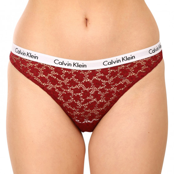 3PACK Brasilianska trosor för kvinnor Calvin Klein multicoloured (QD3925E-6VY)