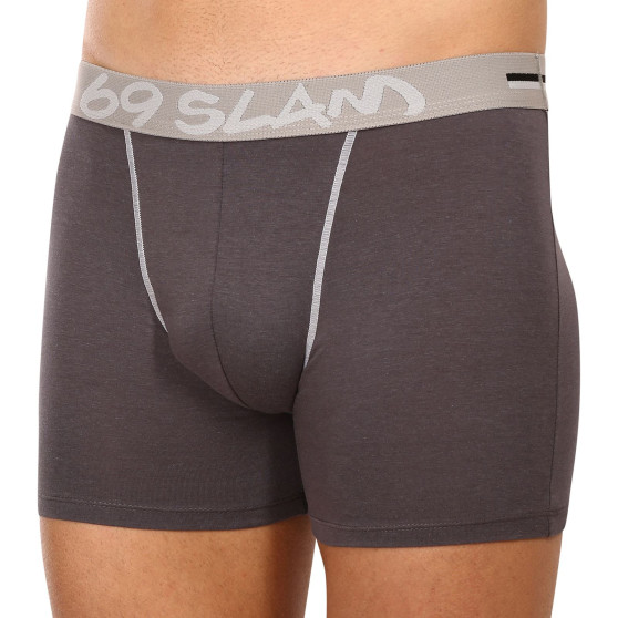 Boxershorts för män 69SLAM fit bamboo plain (MBVPLN-DG)