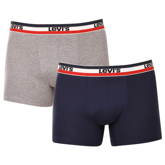 2PACK Boxershorts för herrar Levis multicolour (905005001 198)