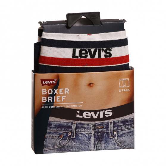 2PACK Boxershorts för herrar Levis multicolour (905005001 198)