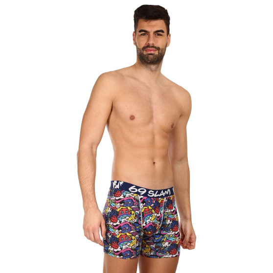 Boxershorts för män 69SLAM passform bambu fruktkaka (MPBFRC-BB)