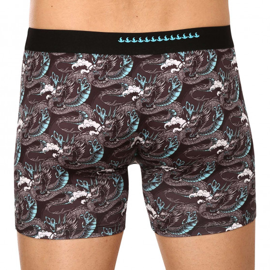 Boxershorts för män 69SLAM fit moon dragon blue (MBYMNB-PO)